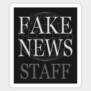 Fake News Staff Sticker